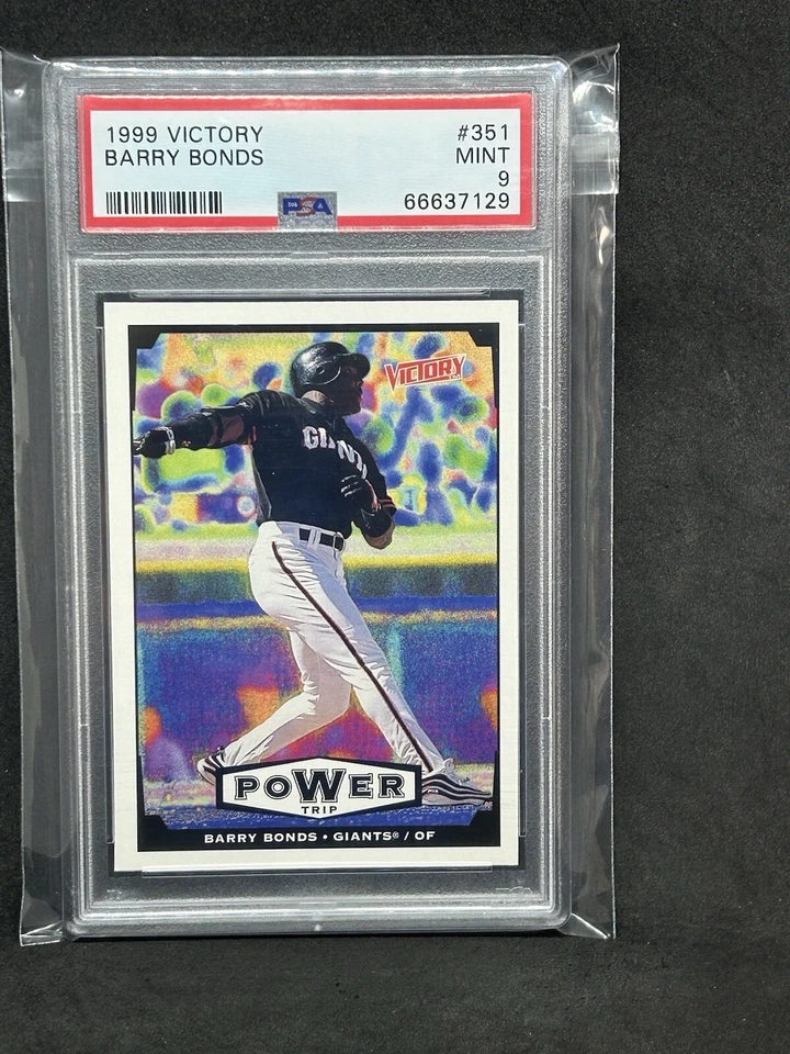 1999 Upper Deck Victory Baseball - #351 - Barry Bonds - Giants PSA 9 Sb5 - Image 1 of 2