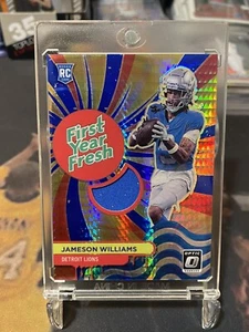 2022 Donruss Optic Jameson Williams First Year Fresh Prizm No.FYF-JW Lions - Bild 1 von 10