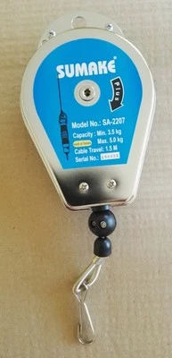 Balancer Federzug Drahtseil Gewichtsausgleicher für Werkzeug 0,3 - 9 kg 1,6m NEU