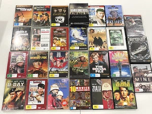 WAR MOVIES TV Series DVD Bundle Lot DVD’S - Picture 1 of 20