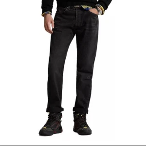 Polo Ralph Lauren The Vintage Classic Fit Recycled Denim Jeans Schwarz Herren 33x30 - Bild 1 von 14