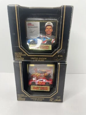 94 Ted Musgrave #16 93 Hut Stricklin  1:64 Racing Champions Premier Edition Nice - Image 1 of 4