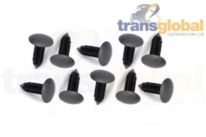 Roof Head Lining Fir Tree Trim Black Clips x10 for Land Rover Defender 90 110 - Picture 1 of 2