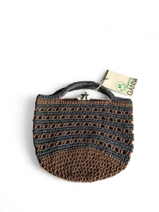 GANNI Crochet Mini Tote Bag - Multicolour - New with Tags - Picture 1 of 5