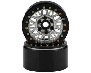 SSD RC Mesh 1,9" Beadlock Crawler Wheels silber (2) SSD00534 - Bild 1 von 2