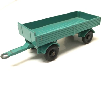 Lesney Matchbox Mercedes Trailer No.2 1968 Teal Made in United Kingdom - Image 1 of 4