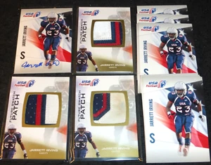 (20) 2012 UPPER DECK USA JARRETT IRVING AUTO SIGNED + JERSEY PATCH + BASE LOT - Picture 1 of 1