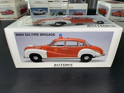 1 18 Autoart BMW 502 Fire brigade, Feuerwehr München 70595 - Image 1 of 4