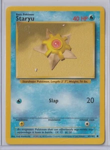 Pokémon 1999 Base Set STARYU 65/102 MINT Never Played RARE #3 - Picture 1 of 1