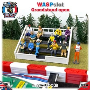 Tribuna abierta pequeña escala 1:32 Wasp P Slot Car Track Scenery - Imagen 1 de 5