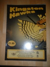 1998/99 KINGSTON HAWKS HULL V EDINBURGH CAPITALS & SOLIHULL BLAZE ICE HOCKEY