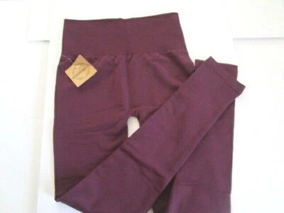 One Step Up Women's Leggings/Yoga Workout Lined (Purple) Tummy Control S/M--L/XL - Image 1 of 4