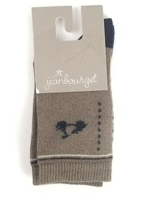 Jean Bourget ребенка ясельного возраста мальчика коричневая полоса носки - Изображение 1 из 3