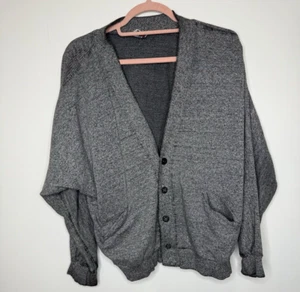 Cárdigan vintage La Sweaterie para hombre sudadera pequeña Francia años 80 Academia Preppy - Imagen 1 de 10
