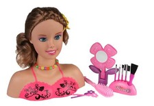 testa barbie da pettinare e truccare