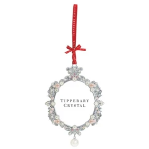 Pearl Frame Photo Christmas Tree Decor Star Gift Box MADE BY TIPPERARY CRYSTAL - Picture 1 of 2