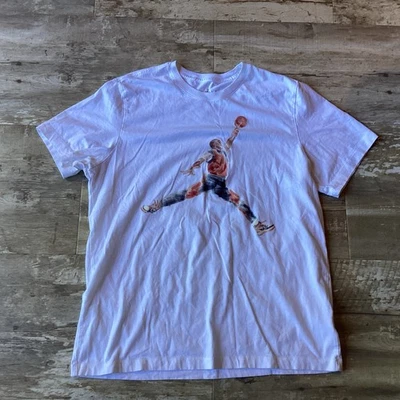Camiseta para hombre marca Jordan acuarela blanca manga corta gráfico XLarge Foto 1 de 4