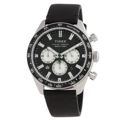 Reloj para hombre Timex Waterbury cronógrafo cuarzo esfera negra TW2V42500 Foto 1 de 3