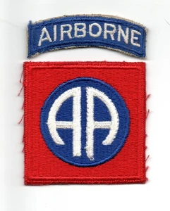 82nd Airborne Tab US Army Patch Lot Vietnamkrieg - Bild 1 von 2