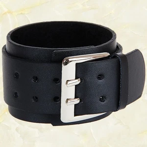 Pulsera de doble capa 1 pieza con hebilla grande cadena de mano adorno de mano - Imagen 1 de 12