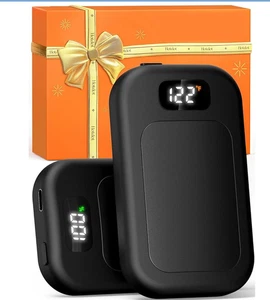 AI Hand Warmers Rechargeable 2 Pack, 3 Heat Levels (104–121°F), Real-Time Temp - Picture 1 of 8