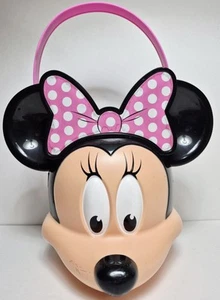Disney Minnie Mouse Halloween Candy Basket With Handle, Minnie Head, Face - Picture 1 of 11