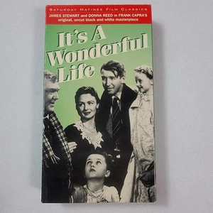 Frank Capra's It's a Wonderful Life VHS Original 1946 Black & White - Picture 1 of 5
