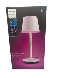 Philips Hue White & Color Ambiance Go Tragbare Tischleuchte weiß/salbeigrün - Bild 1 von 2