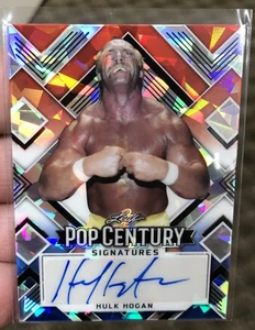 2022 Leaf Pop Century HULK HOGAN 2/3 Signatures - WATCH THE VIDEO - Picture 1 of 2