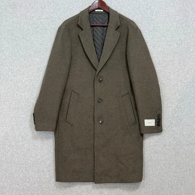 Olzen Heritage 100% Cashmere Coat Size M Lined Luxury Old Money Elevated Basic - Image 1 of 4