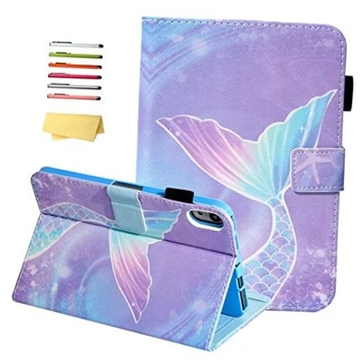 Funda para iPad Mini 7 A17 Pro 2024/iPad Mini 6 2021 02# escala cola de sirena rosa Foto 1 de 4