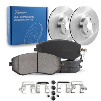 Kit de pastillas de freno delanteras y rotor para Subaru Forester XV Crosstrek BRZ Foto 1 de 3