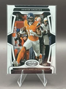 COURTLAND SUTTON #31 New Release Card 2025 Panini Hobby Certified BRONCOS - Bild 1 von 4