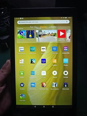 Amazon Fire HD Tablet 10.1" Wi-Fi  1080p Some games installed, Lightweight  - Image 1 of 4