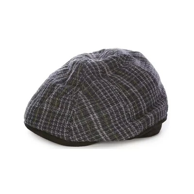 Daniel Cremieux Blue Label Plaid Driver Hat Grey Plaid Small/Medium NEW - Image 1 of 4