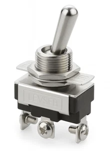 KFZ Kippschalter SPST 3 Pin Ein/Aus/Ein Schalter DC 12V 24V AC 10A 250V 15A 125V - Picture 1 of 8