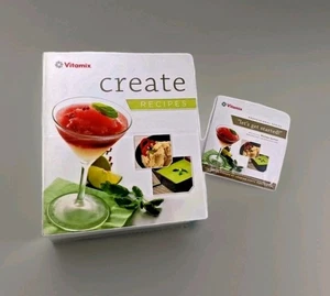 💊VITAMIX Create Recipes Cookbook & Bonus Cooking Class DVD Notebook Style  - Imagen 1 de 8