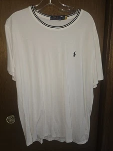 Camisa Polo Ralph Lauren Talla XL Pony Logo Tejida Blanca - Imagen 1 de 5