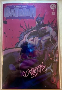 ABSOLUTE BATMAN #4 Signed By ROSE BESCH MEGACON 2025 FOIL Variant Exclusive - Picture 1 of 3