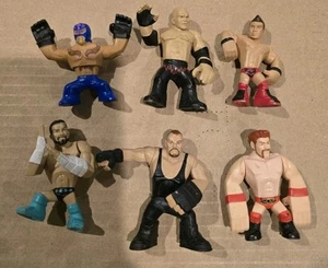 6 WWE Rumblers Mini Wrestling Action Figure - 2 inches, Undertaker, CM Punk - Imagen 1 de 2