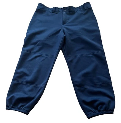 Pantalón de softbol lanzamiento rápido tiro bajo rendimiento Mizuno para mujer talla XL, azul marino Foto 1 de 4