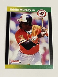 1989 Donruss Baseball #96 - Eddie Murray - Baltimore Orioles - Picture 1 of 2