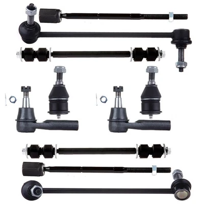 10pcs For 1996-2005 Mercury Sable Front Tie Rod Ends Ball Joints Sway Bars Kit Foto 1 de 4