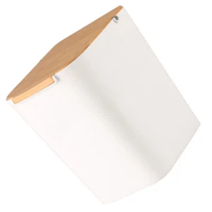 Press Type Garbage Can Trash Can Lid Toilet Waste Bin Plastic Wastebasket - Picture 1 of 12