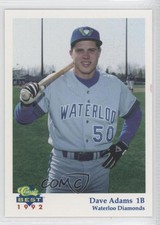 1992 Classic Best Waterloo Diamonds Dave Adams #24