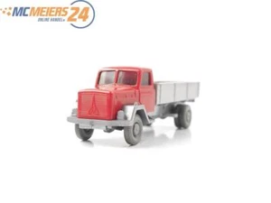 Wiking H0 613/2? Modellino auto Magirus Saturn rosso grigio argento argento 1:87 E73 - Foto 1 di 6