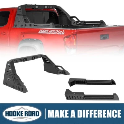 Kit de extensión de barra antivuelco de estante de cama universal para Ram F150 Silverado Sierra Tundra Foto 1 de 4