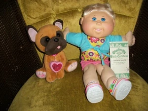 Muñeca Twinkle Toes/Skecher Cabbage Patch-con certificado de nacimiento y perro/ladridos y pantalones - Imagen 1 de 2