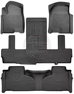 All-Weather Floor Mats For 2021-2024 Chevrolet Suburban 2021-2024 GMC Yukon XL - Picture 1 of 12