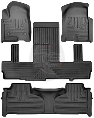 All-Weather Floor Mats For 2021-2024 Chevrolet Suburban 2021-2024 GMC Yukon XL Foto 1 de 4